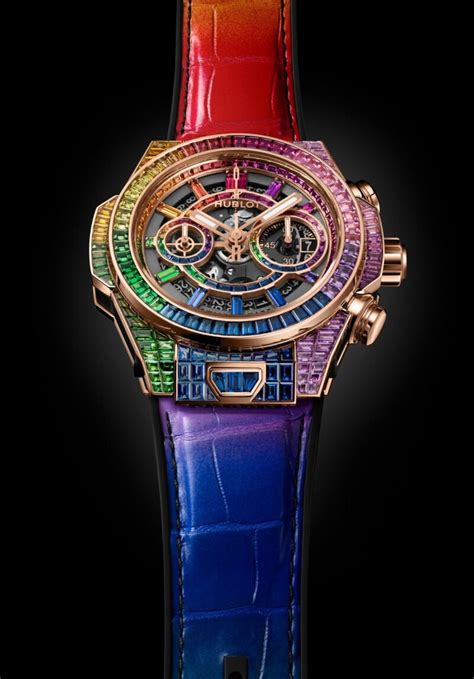 hublot unico sapphire rainbow